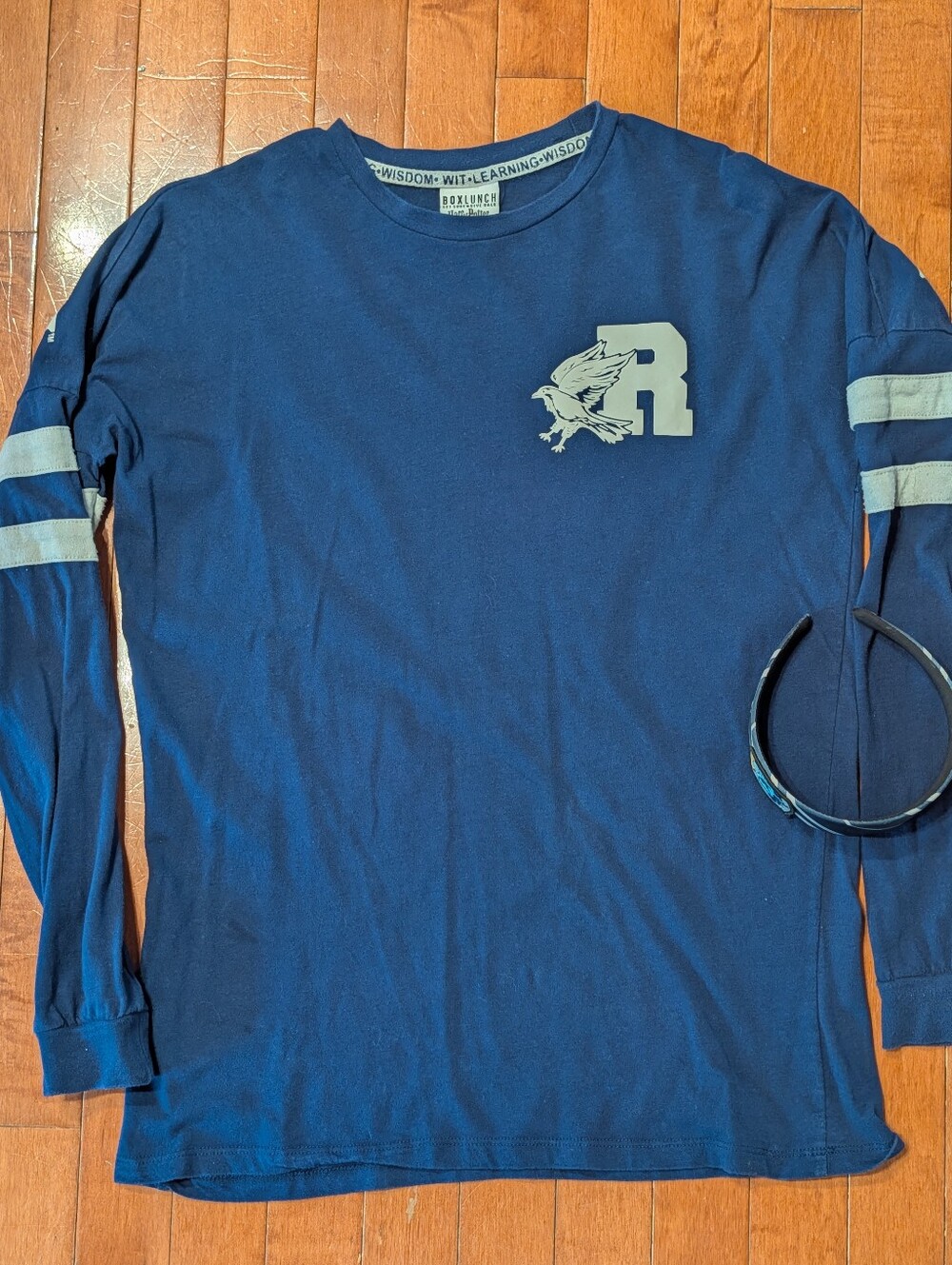 Box Lunch Harry Potter Ravenclaw House Hype Jersey Sz XXS w/ Free Headband!
